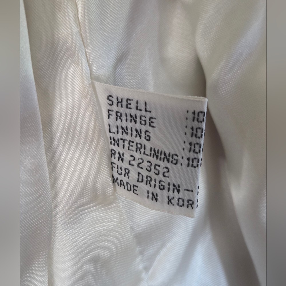 Split End Ltd. Rabbit Fur Fully Lined Jacket Size… - image 5